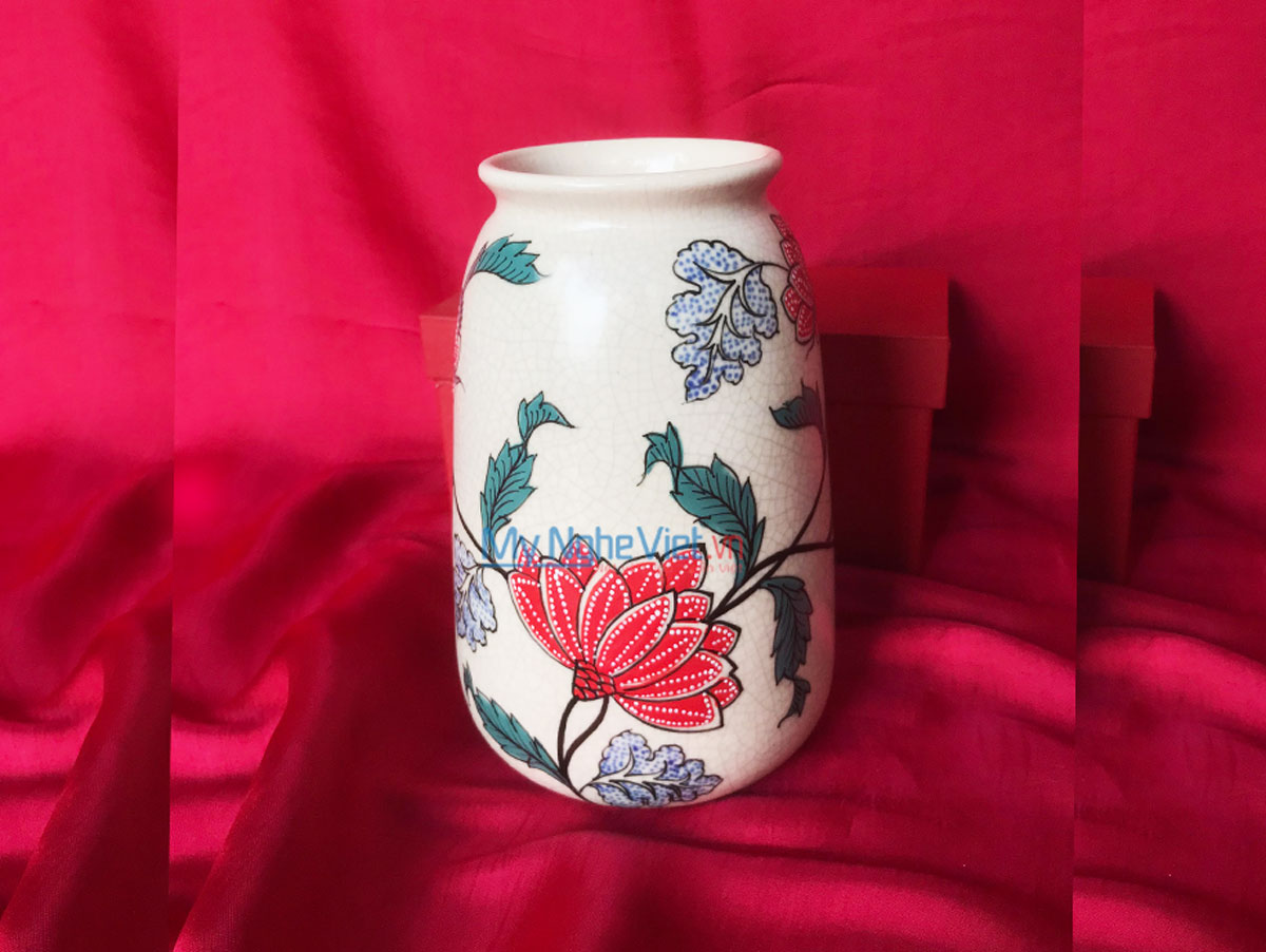 Hand Painted Flower Vase MNV-LHG2510