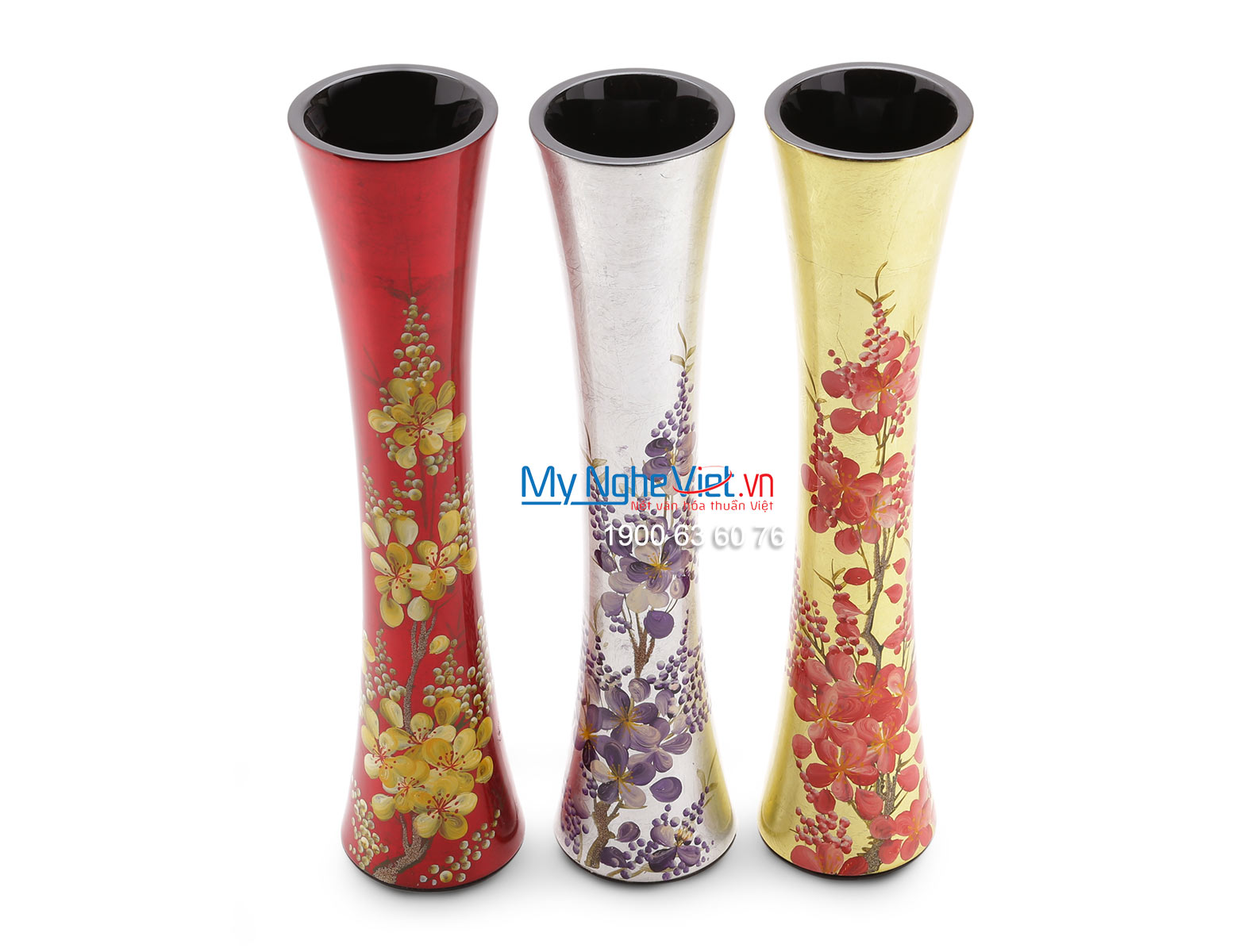 Lacquer Flower Vase MNV-LHSM84-3
