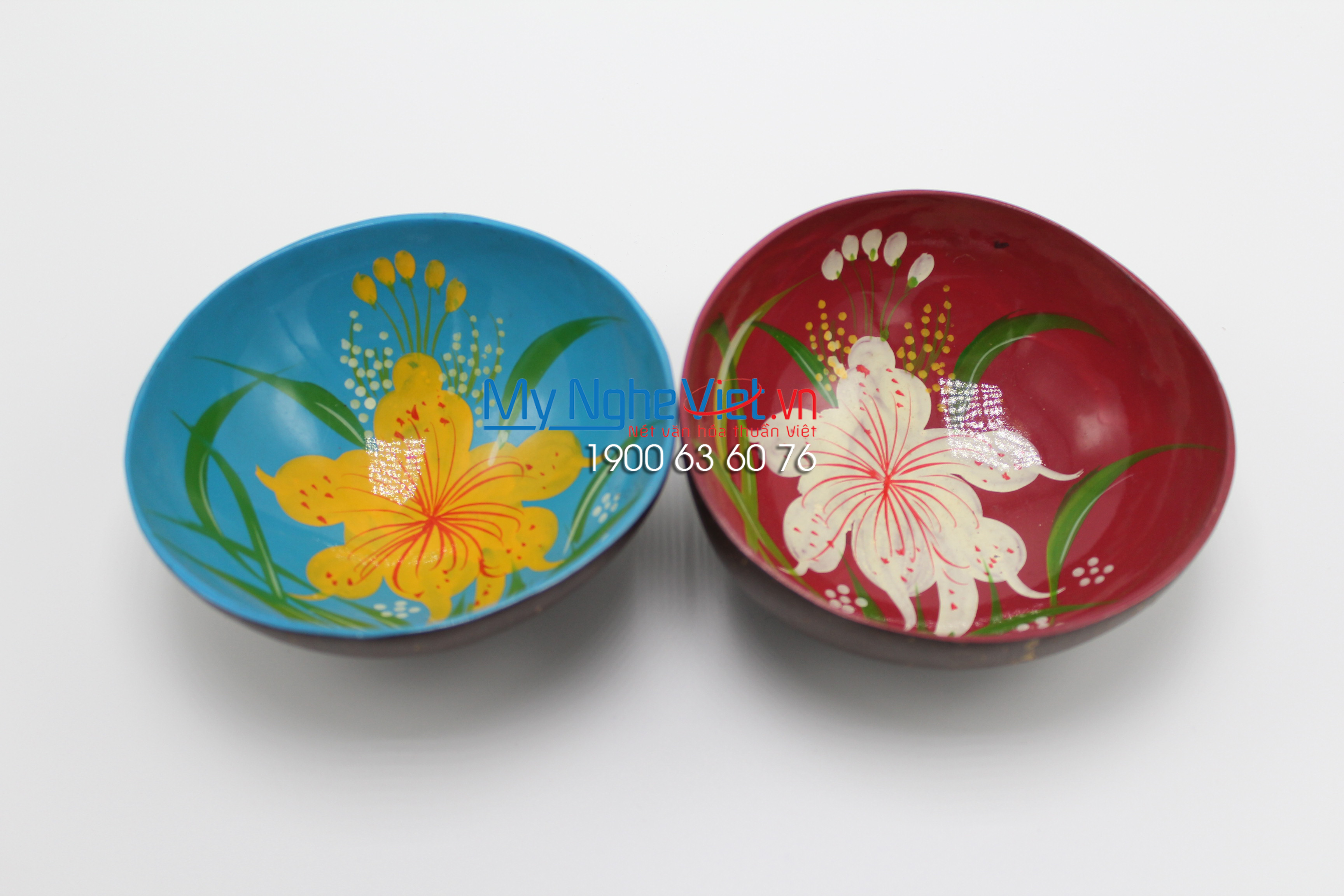 Lacquer Painting Coconut Cup MNV-CDSM07