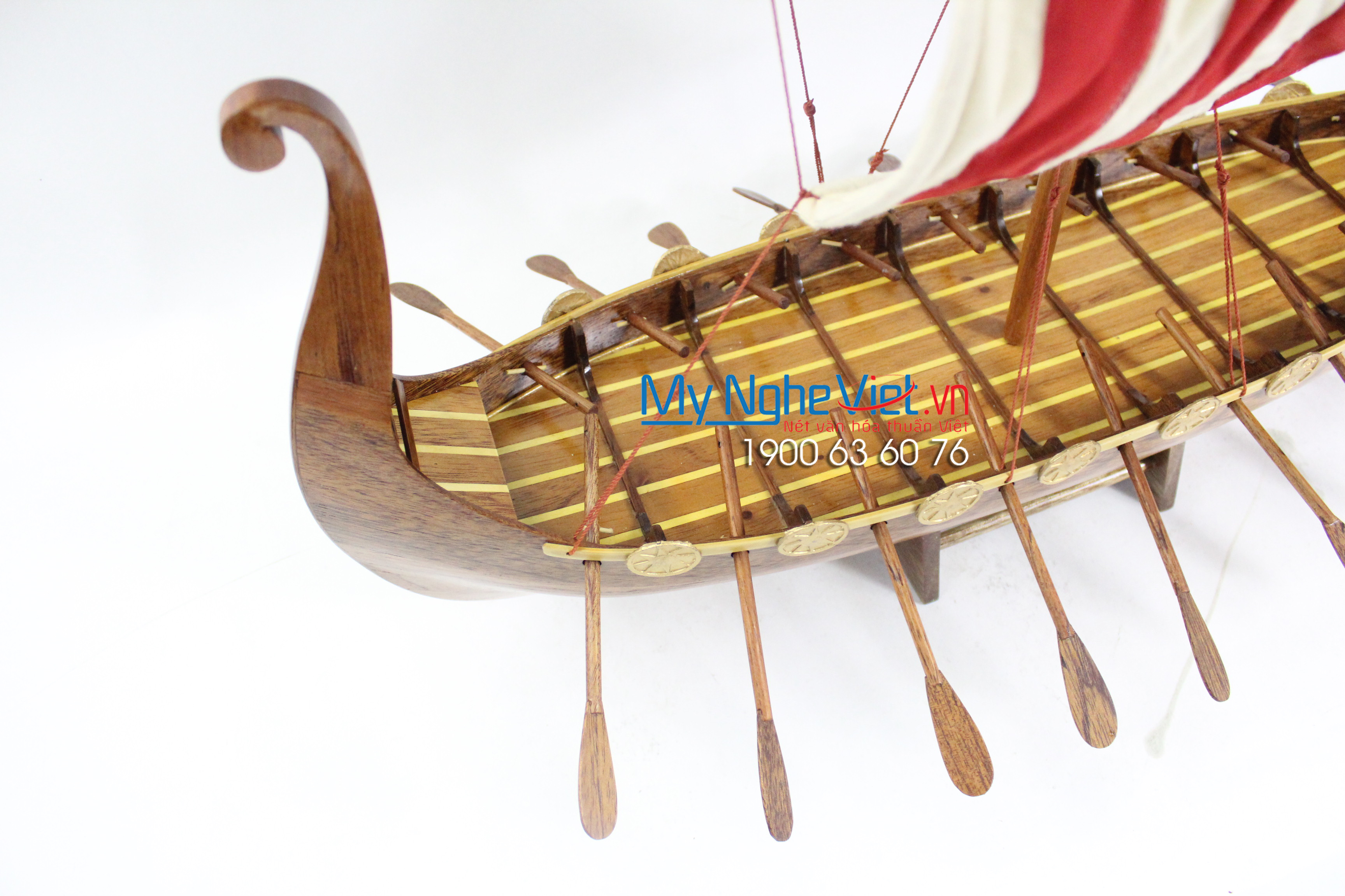 Viking Antique Model Ship - Vietnamese Products (body 60cm) MNV-MB01